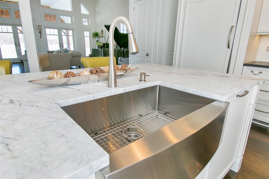 Stainless Steel Apron Sink In Island in Manasquan, New Jersey