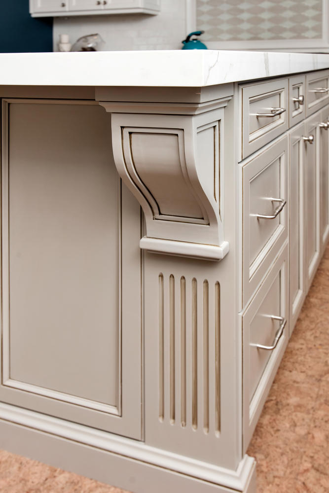 Custom Grey and White Kitchen Belmar New Jersey by Design Line Kitchens