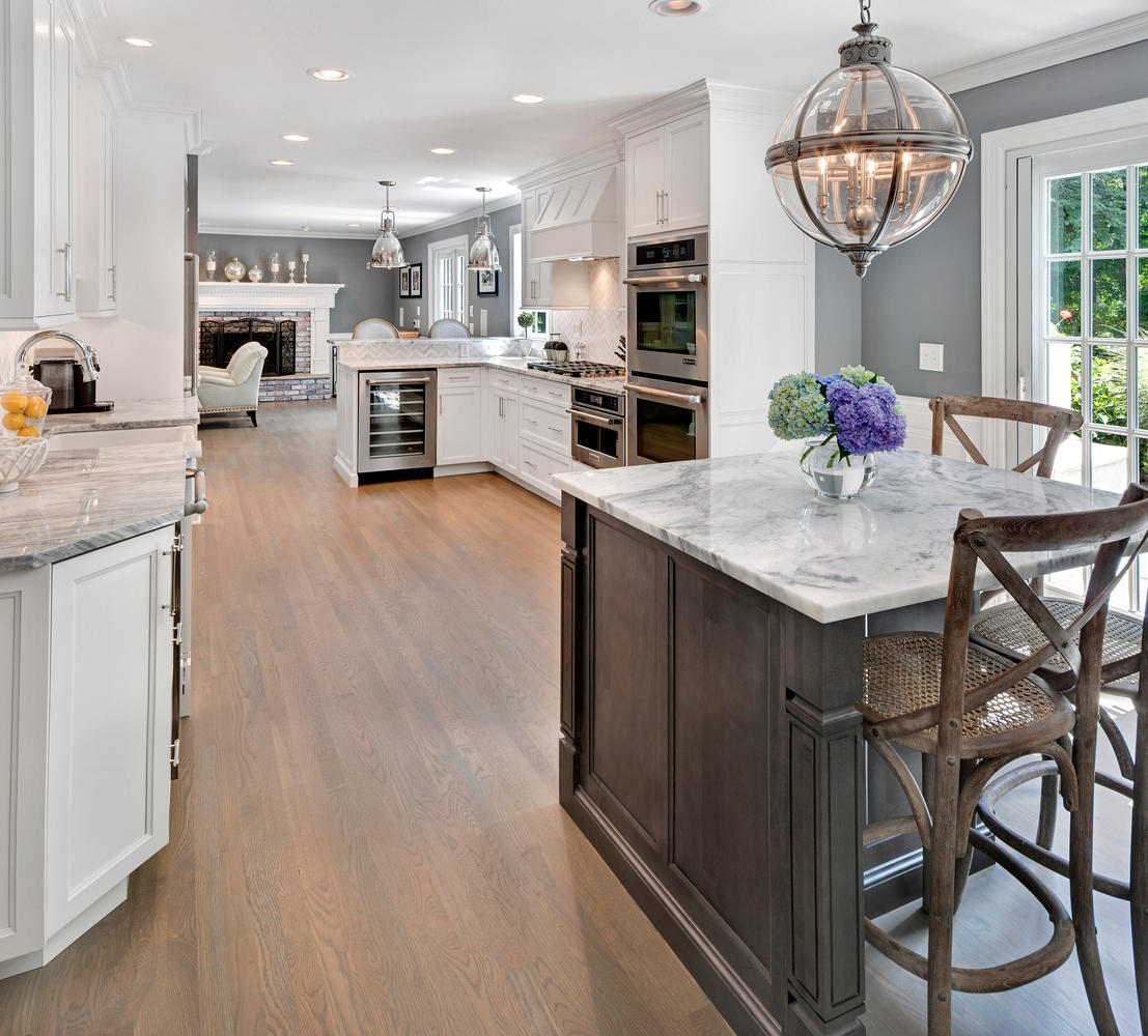 Timeless Grey and White Kitchen Middletown New Jersey by Design Line