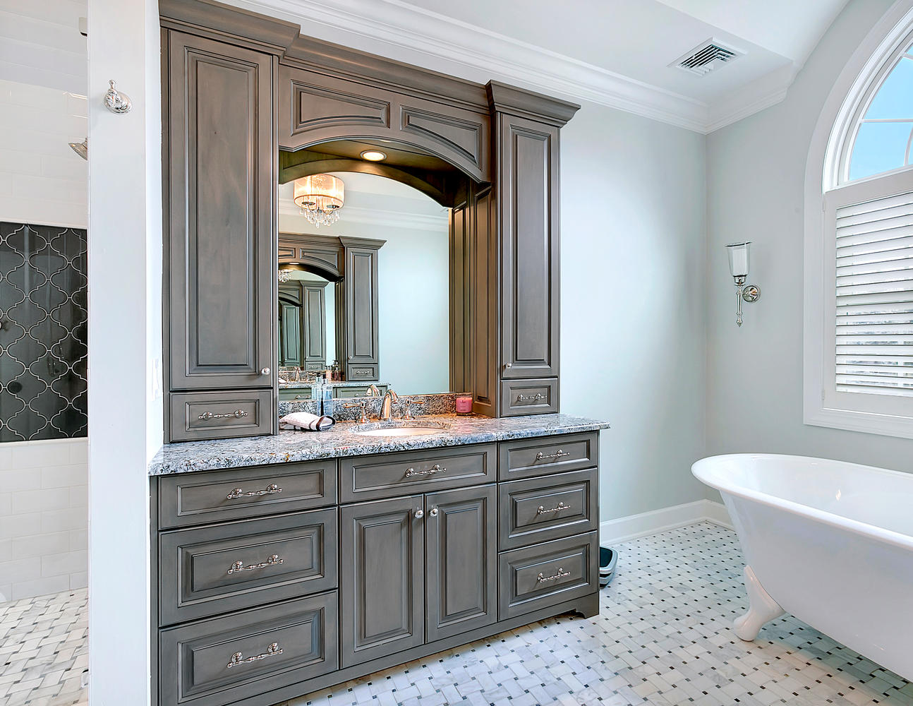 Custom Size Hanging Bathroom Vanity