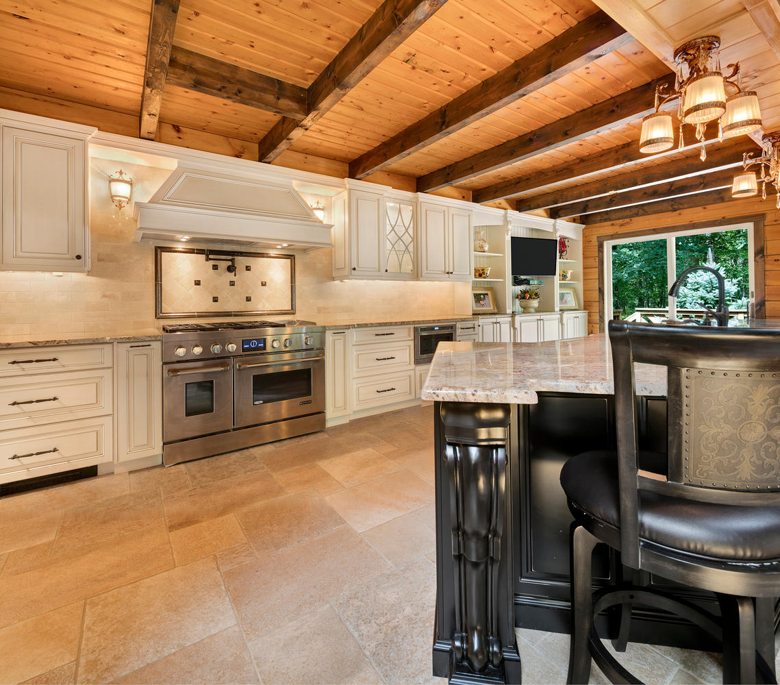 Log Cabin Kitchen Howell New Jersey By Design Line Kitchens