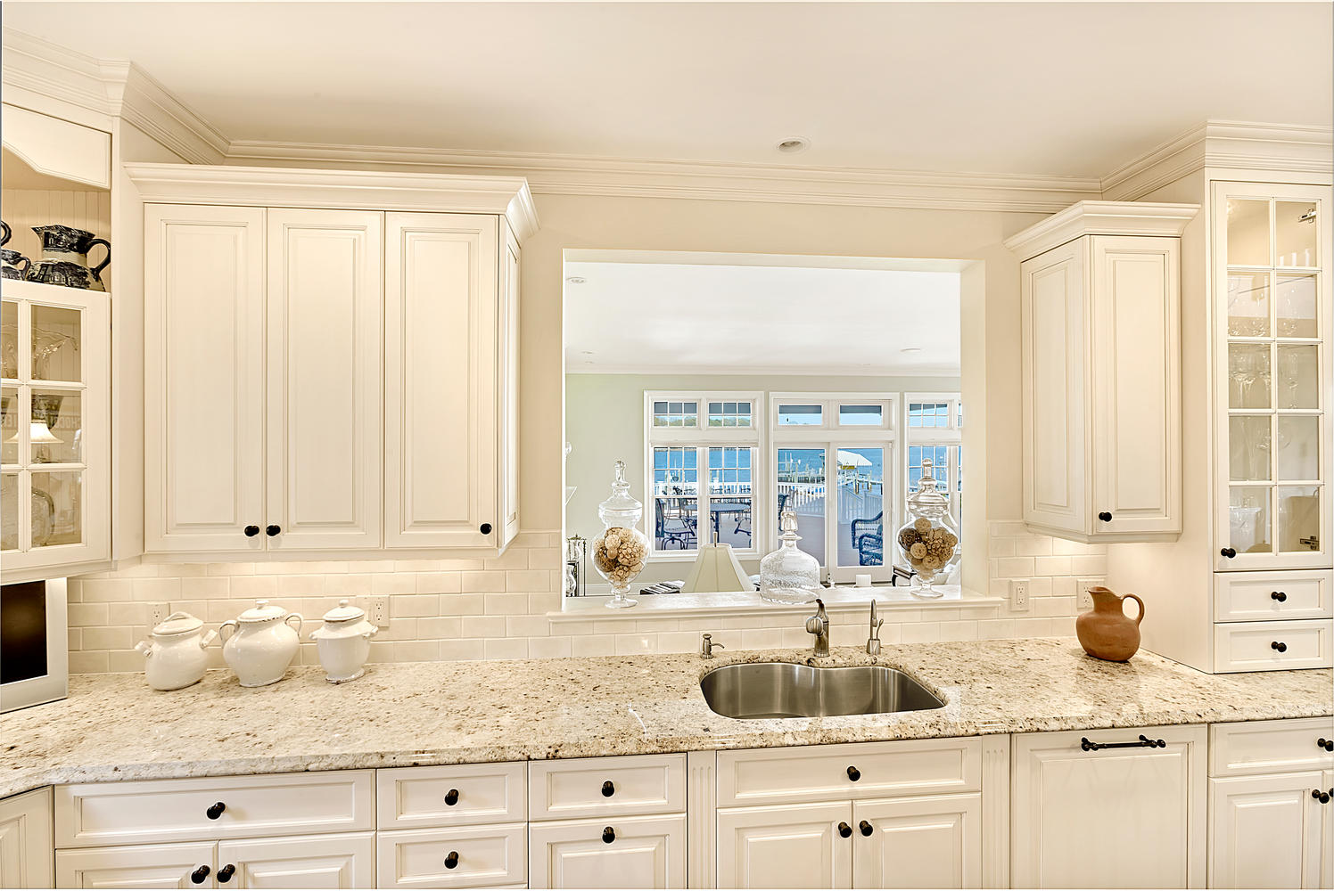 Cream And Cherry Kitchen Point Pleasant New Jersey By Design Line