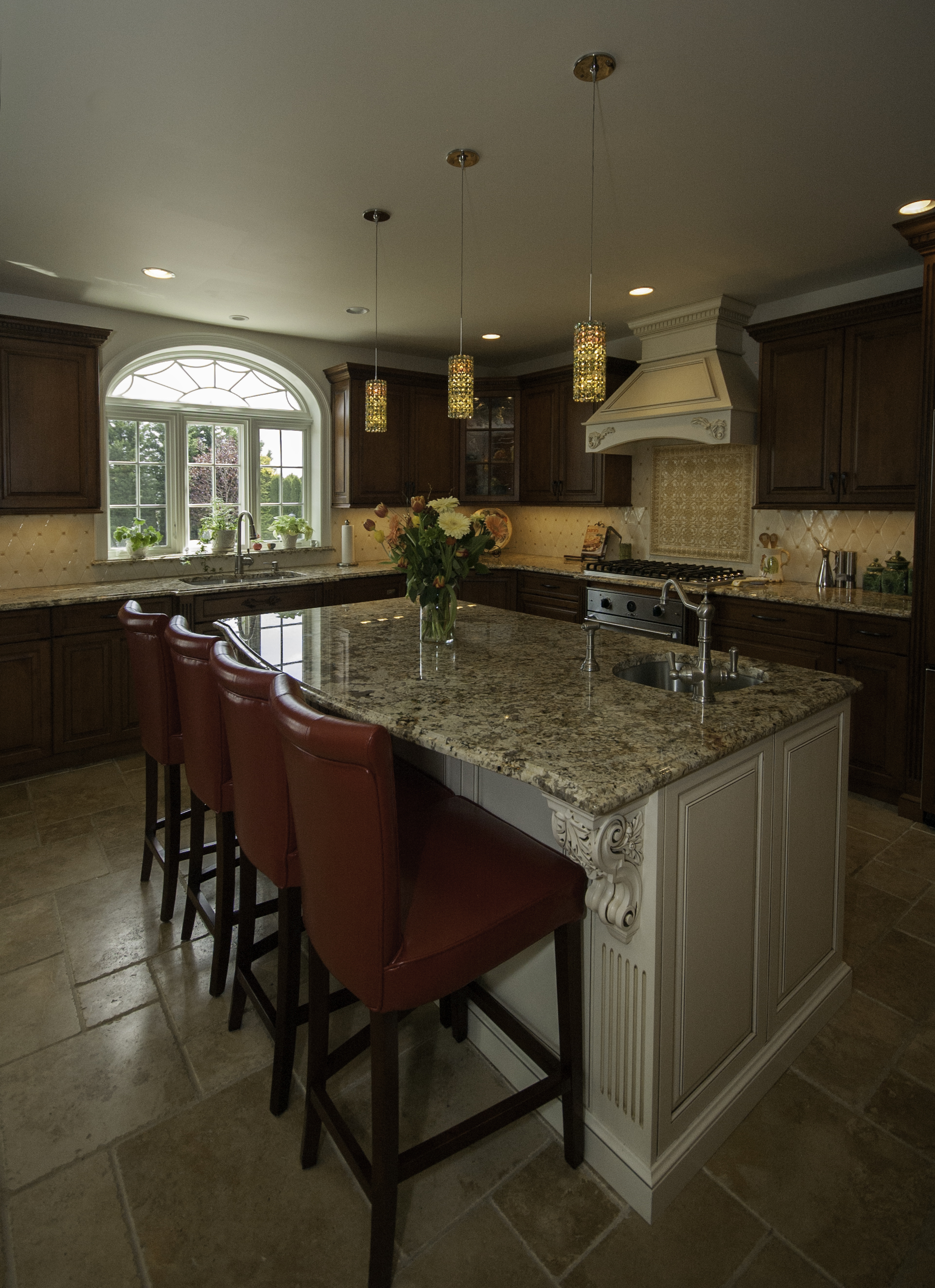 Rich Wood Tones Manasquan New Jersey By Design Line Kitchens