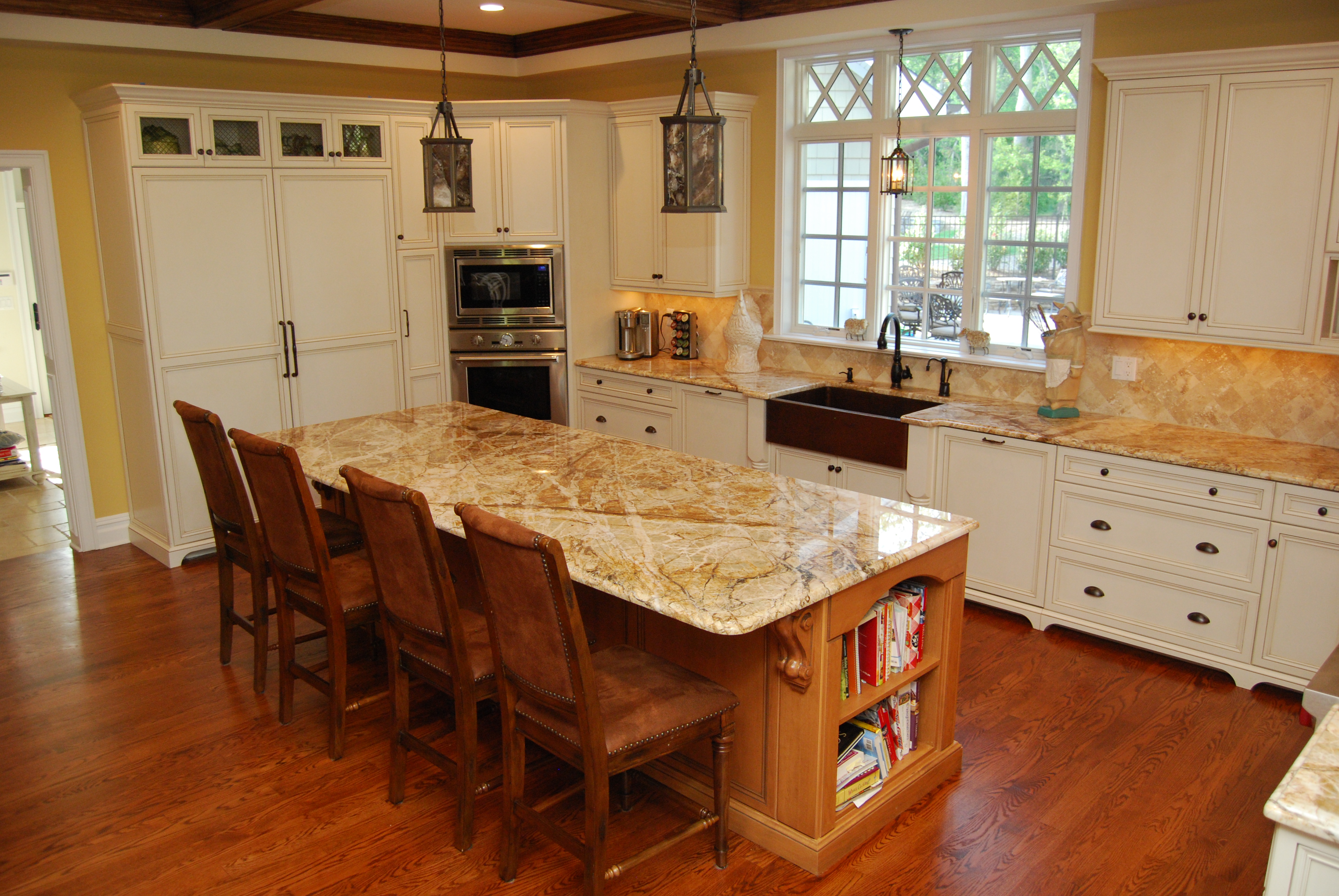 Fresh Two Tone Kitchen Avon NJ by Design Line Kitchens