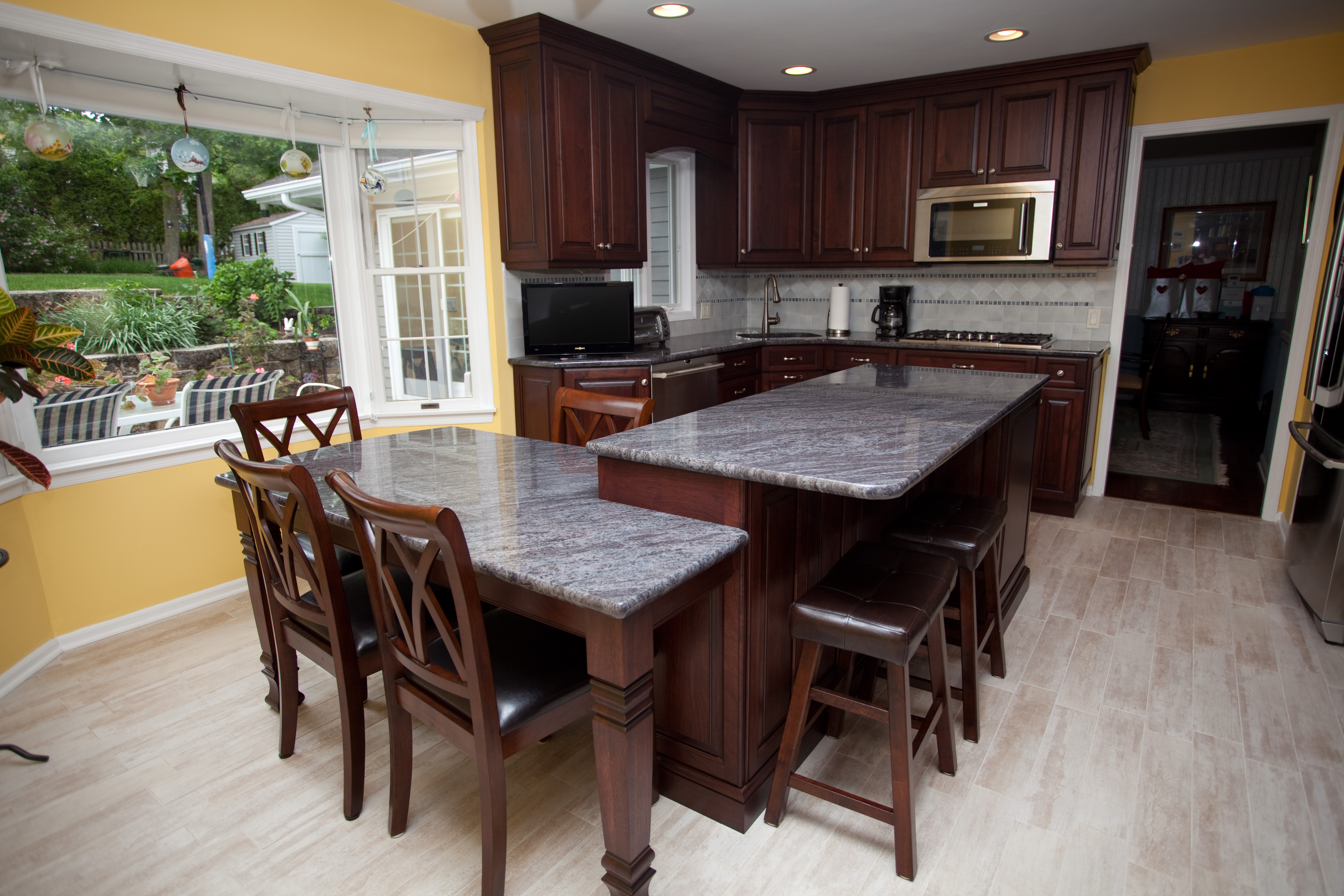 Bordeaux And Sable Glaze Kitchen Brielle New Jersey By Design Line