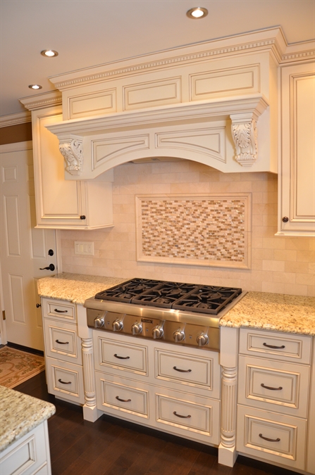 hood mantle decorative cabinets kitchen glazed kitchens nj marlboro line cabinetry open bathroom built designlinekitchens