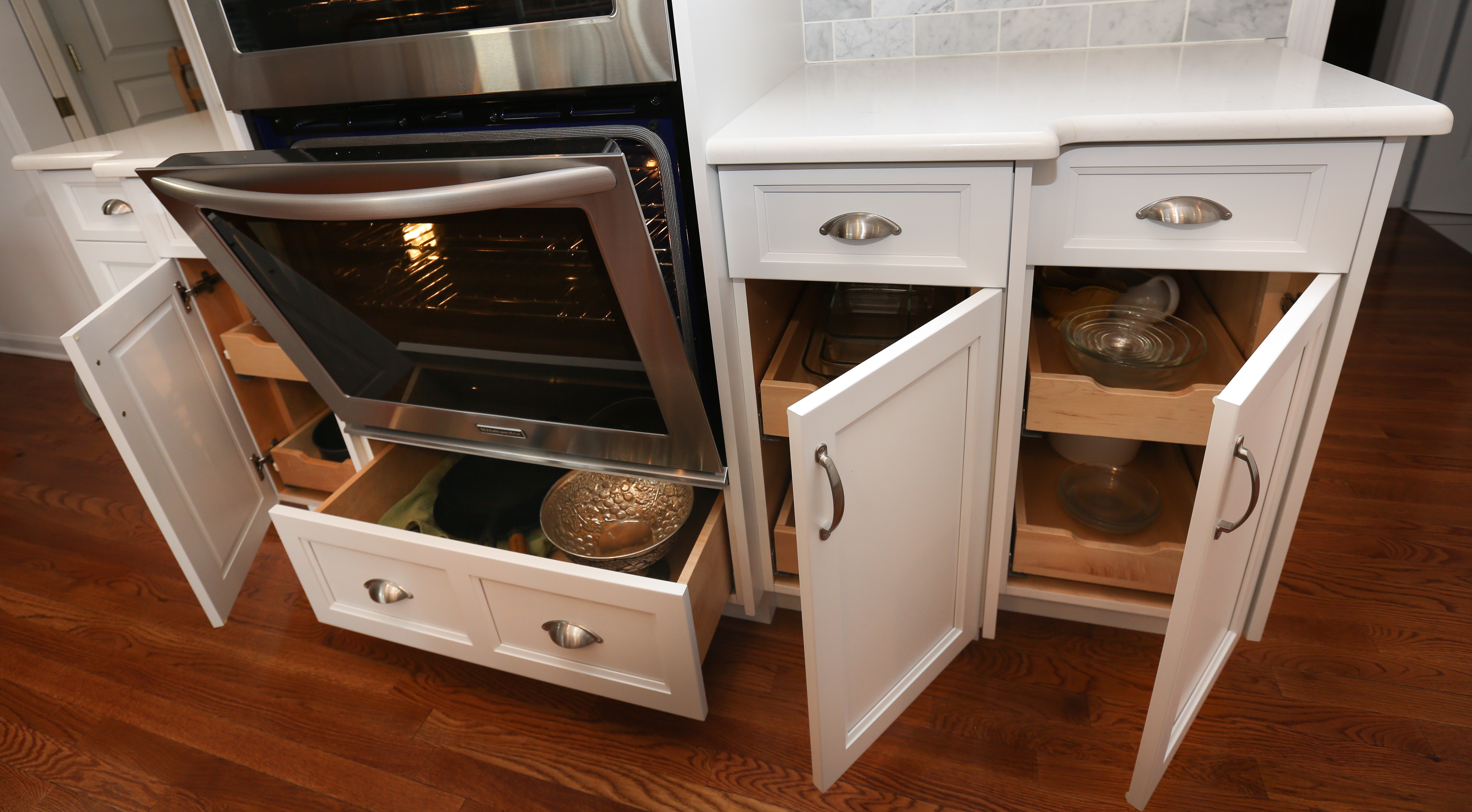 Cream and Cherry Kitchen - Design Line Kitchens in Point Pleasant, New  Jersey