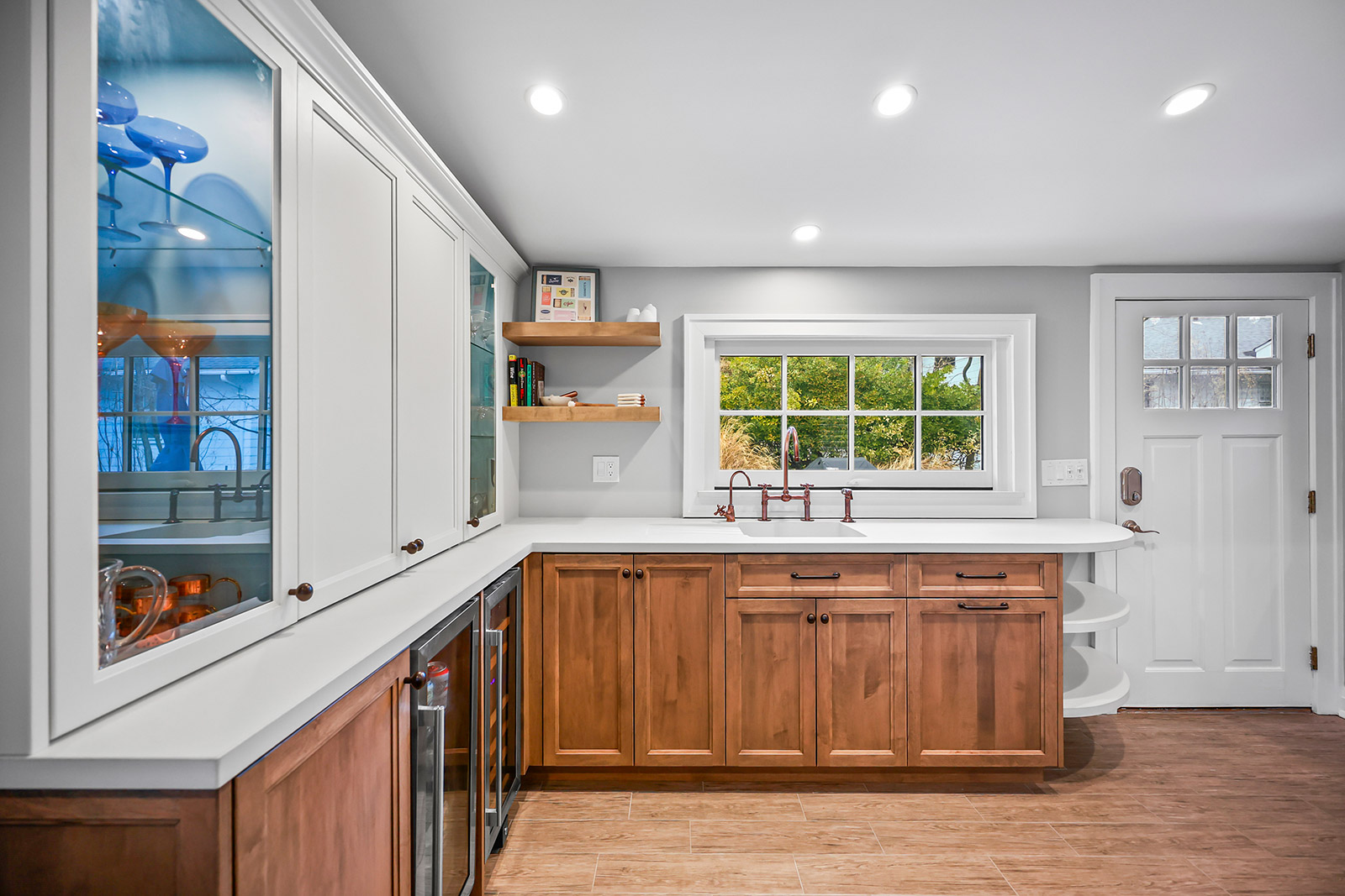 Custom Shore House Bar and Beverage Station