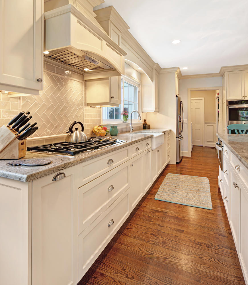 Long Linear Kitchen