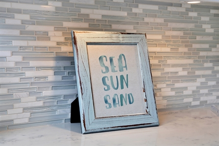 Beautiful Beachy Backsplash Tile