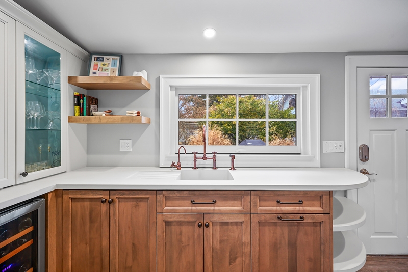 Custom Shore House Bar and Beverage Station