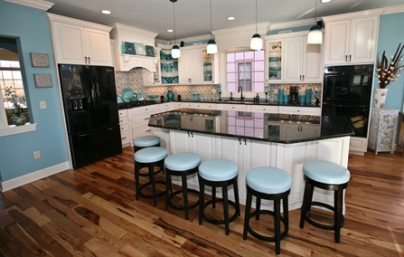 L Shaped Kitchen with Island