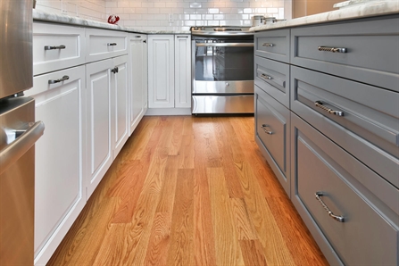 Lagoon Blue Cabinets