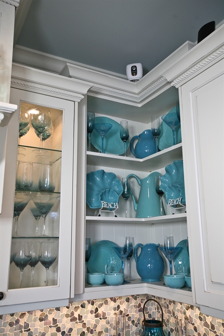 Open Corner Display Cabinet