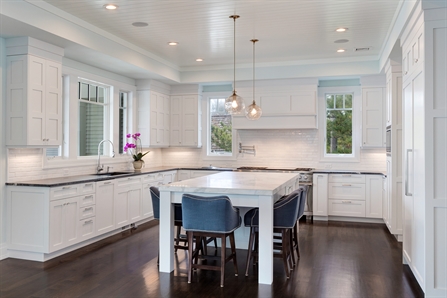 White Recessed Panel Kitchen