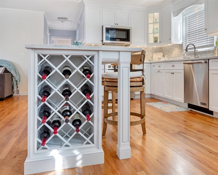 Wine Rack In Kitchen