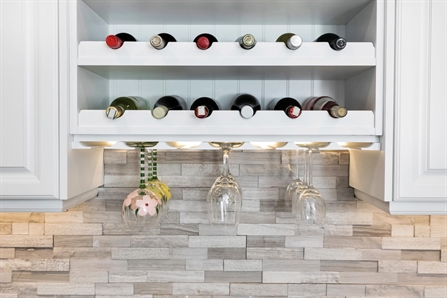 Wine Scoop Shelves