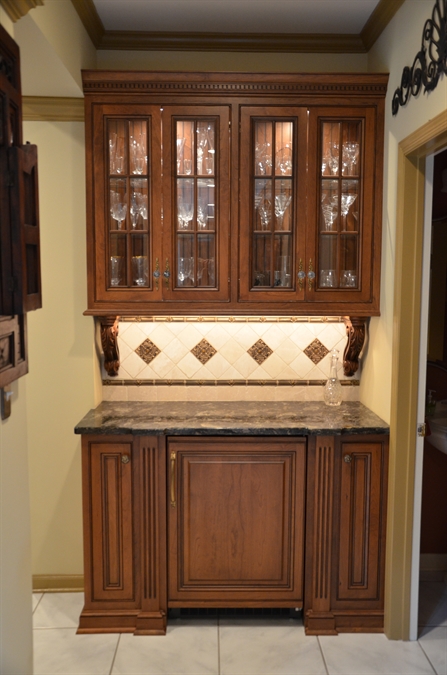 Custom Built In Bar