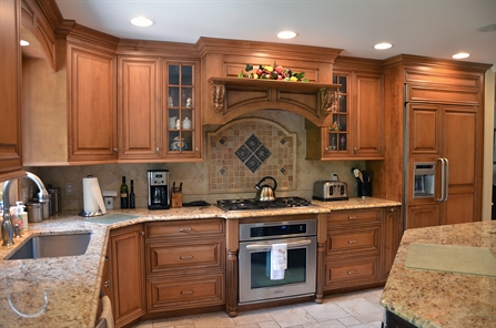 kitchen mantle hood