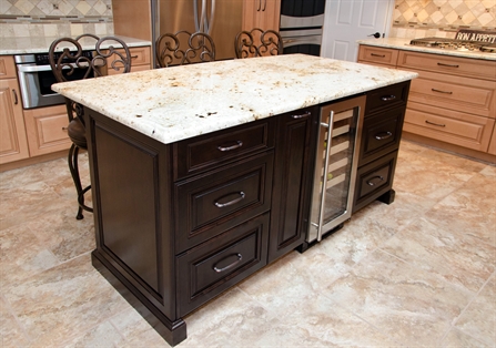 large kitchen island