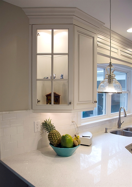 Glass End Cabinet